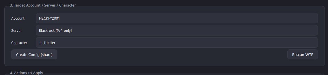 Create Config